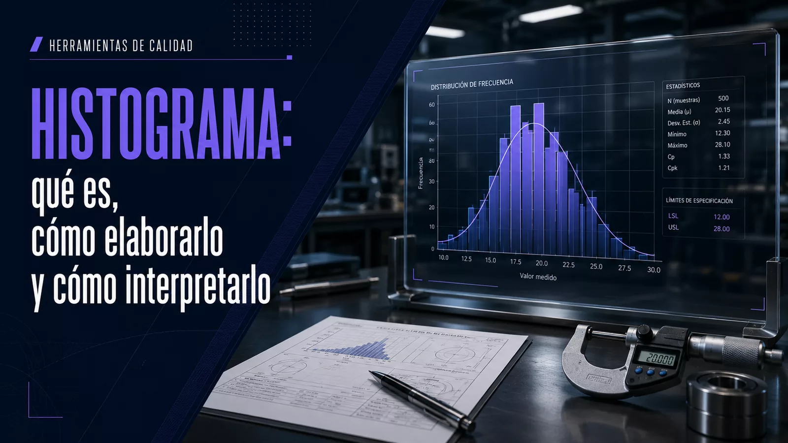 Histograma para analizar la distribución y frecuencia de datos