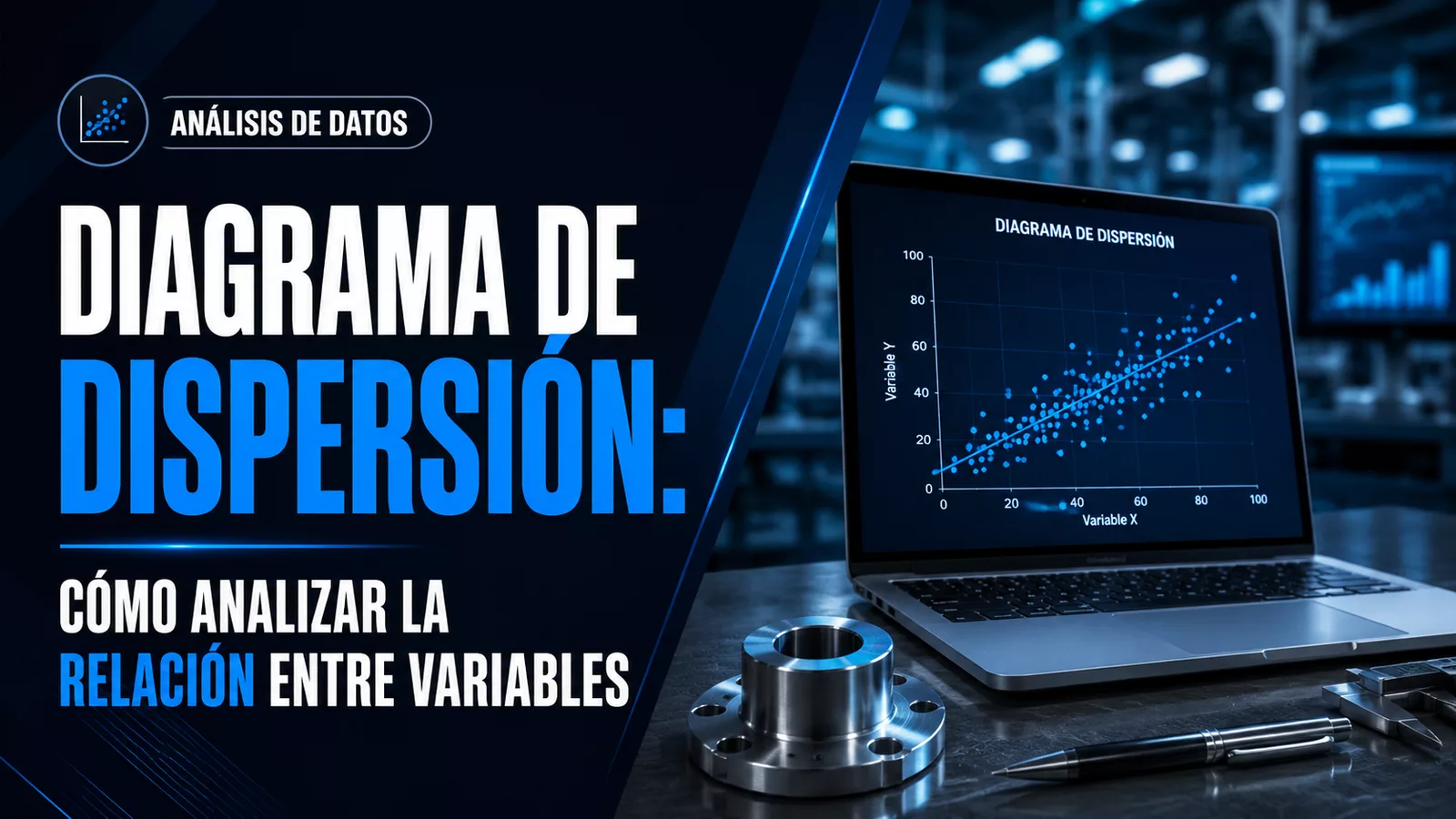 Diagrama de dispersión para analizar la relación entre dos variables