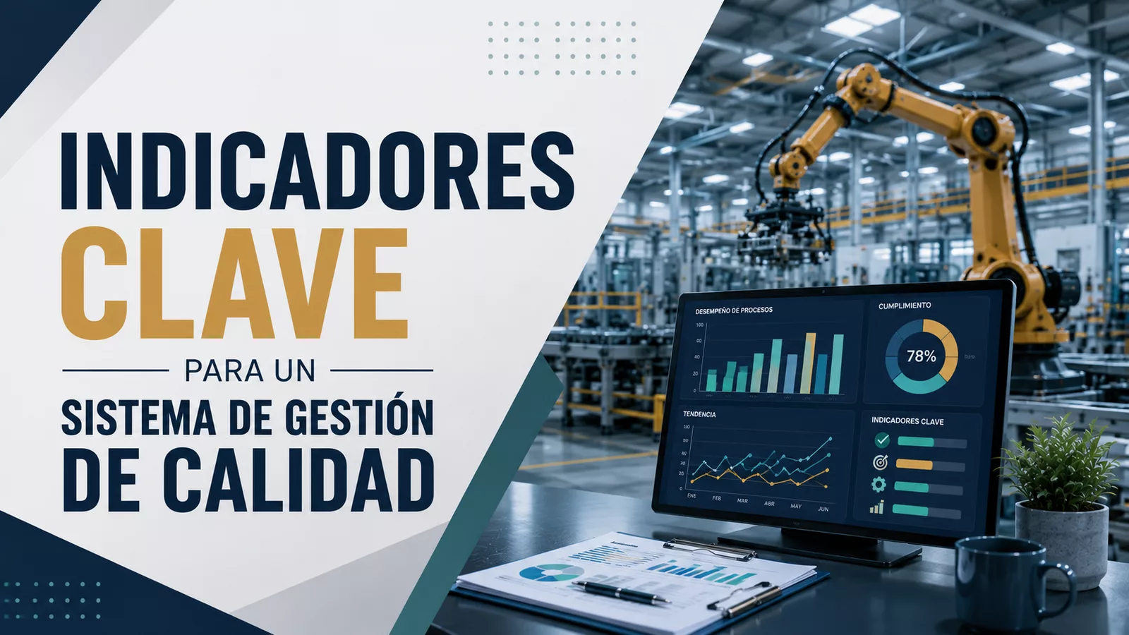 Indicadores clave de calidad y KPI aplicados a procesos industriales